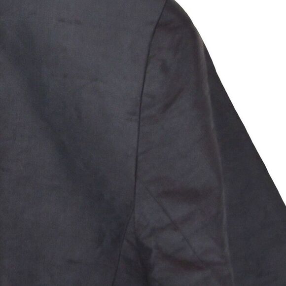 Liz Claiborne Collection Black Silk Blazer Jacket Size 12 Minimalist Officewear - Picture 4 of 7